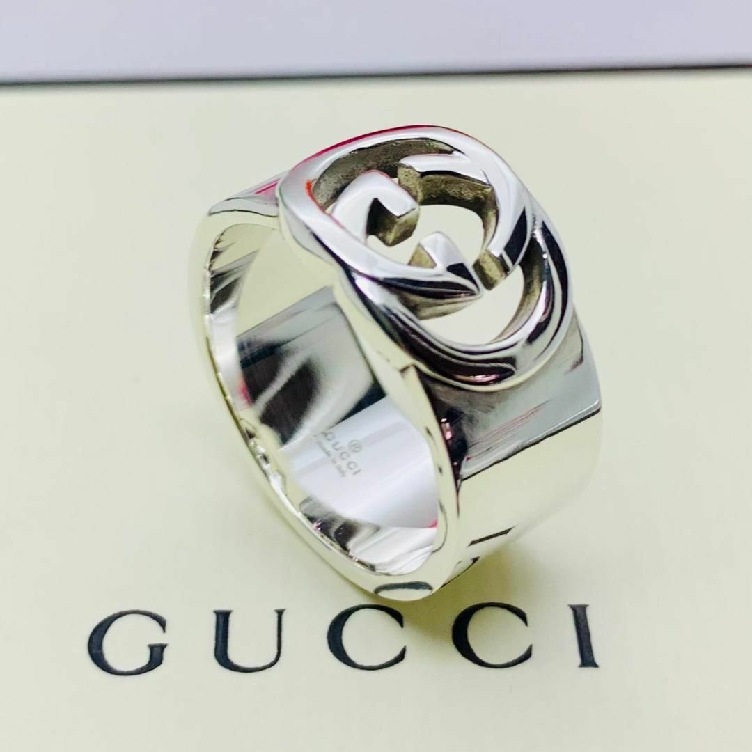 Gucci(グッチ)のC150 極美品 グッチ インターロッキングG 刻印 23 リング 指輪 21号 レディースのアクセサリー(リング(指輪))の商品写真