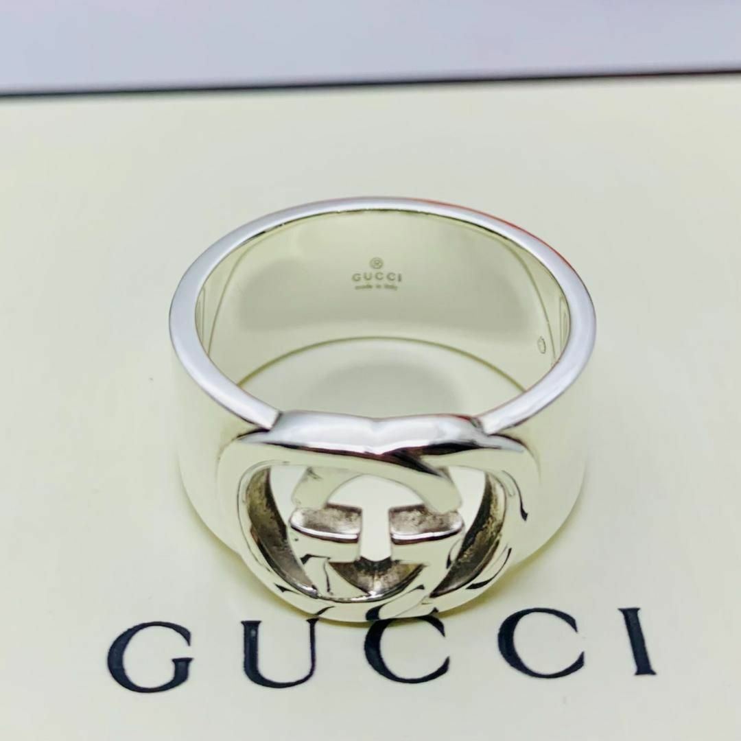 Gucci(グッチ)のC150 極美品 グッチ インターロッキングG 刻印 23 リング 指輪 21号 レディースのアクセサリー(リング(指輪))の商品写真