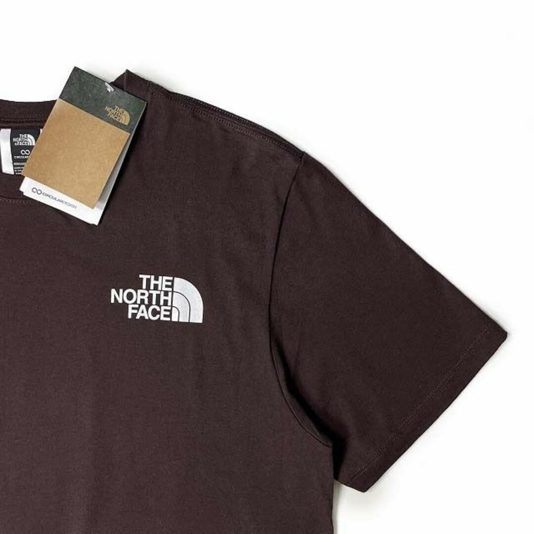 THE NORTH FACE(ザノースフェイス)のノースフェイス 半袖 Tシャツ US限定 ボックスロゴ(M)茶 180902 メンズのトップス(Tシャツ/カットソー(半袖/袖なし))の商品写真