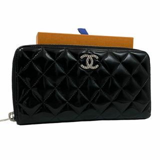 シャネル(CHANEL)の✨美品✨　シャネル　長財布　ブリリアント　マトラッセ　ココマーク　エナメル　p4(財布)