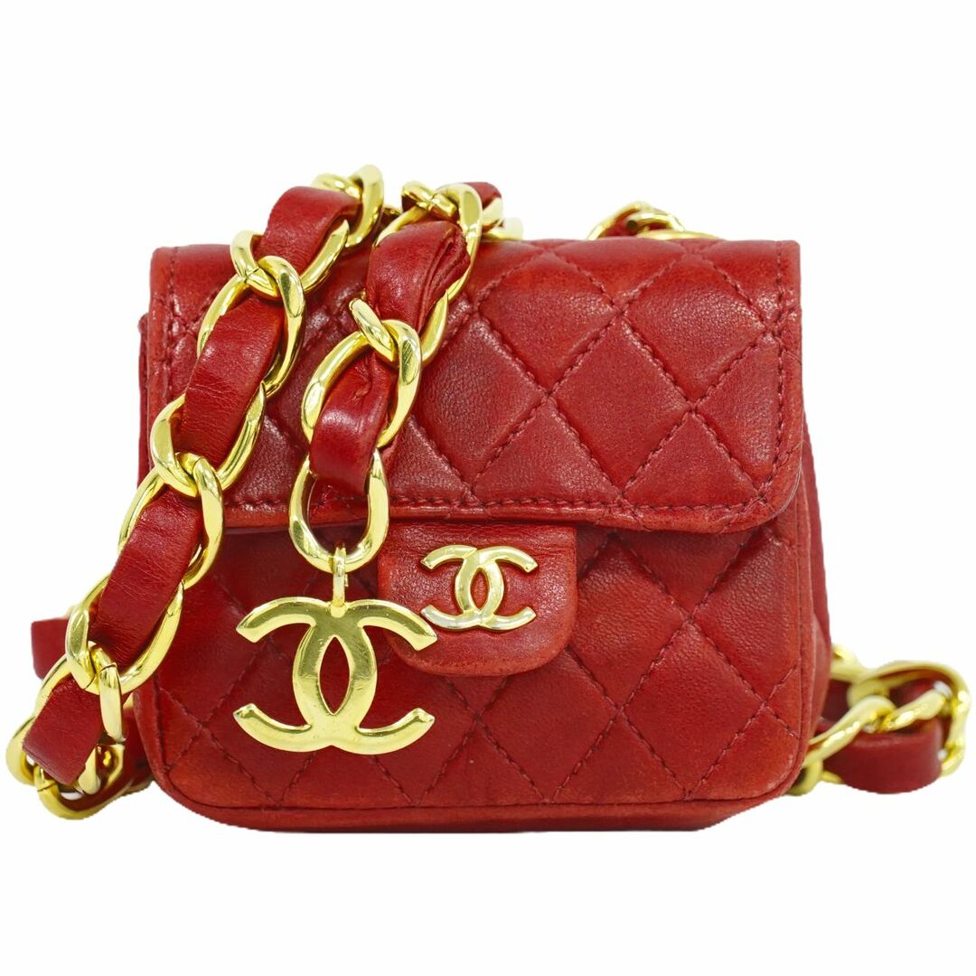 CHANEL - 本物 シャネル CHANEL ミニミニ マトラッセ チェーン CHANEL - 本物 シャネル CHANEL ミニミニ マトラッセ チェーン
