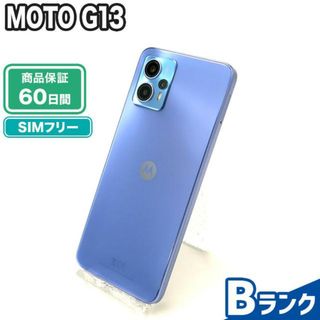 モトローラ(Motorola)のSIMロック解除済み MOTO G13 128GB Bランク 本体【ReYuuストア】 ラベンダーブルー(スマートフォン本体)