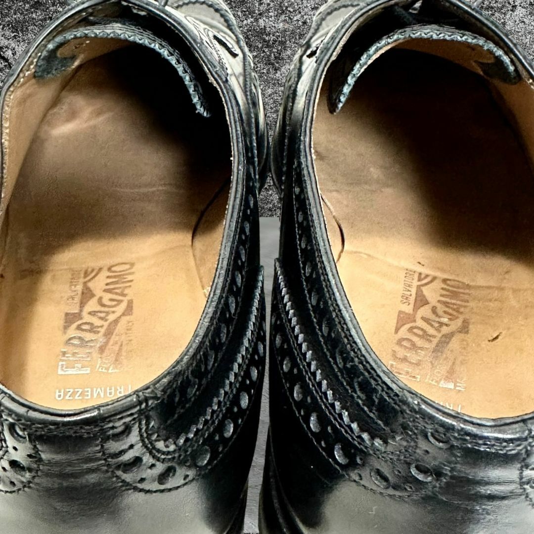 Salvatore Ferragamo(サルヴァトーレフェラガモ)の☆最高級革靴☆サルヴァトーレフェラガモ TRAMEZZA ウィングチップ 革靴 メンズの靴/シューズ(ドレス/ビジネス)の商品写真