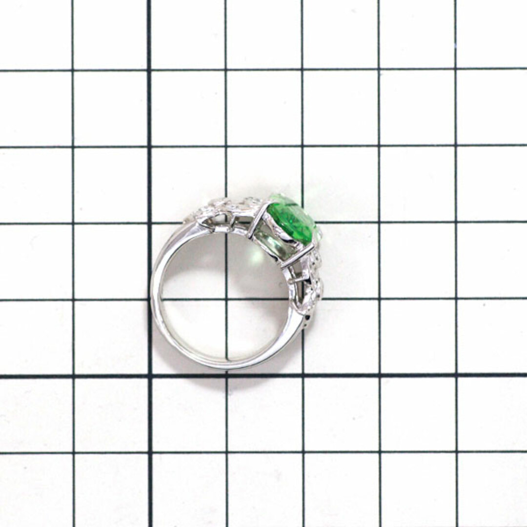 Pt900 クロムトルマリン ダイヤモンド リング 2.93ct D0.282ct レディースのアクセサリー(リング(指輪))の商品写真
