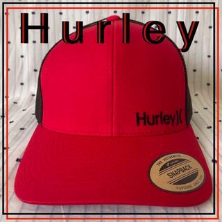 ハーレー(Hurley)のＨＵＲＬＥＹハーレーUS限定ロゴアイコン刺繍トラッカーキャップ帽子(サーフィン)