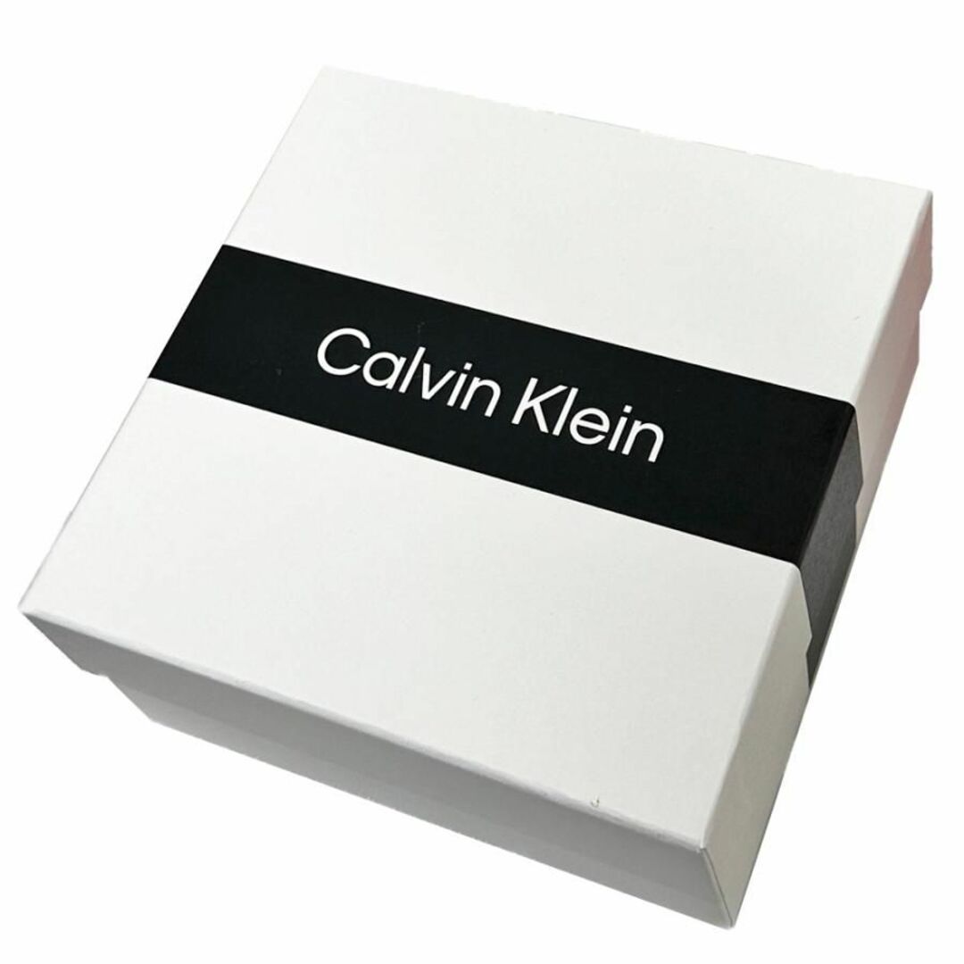 Calvin Klein(カルバンクライン)のカルバンクライン ブランド レザーブレスレット メンズ レディース ブラック シンプル メンズのアクセサリー(ブレスレット)の商品写真