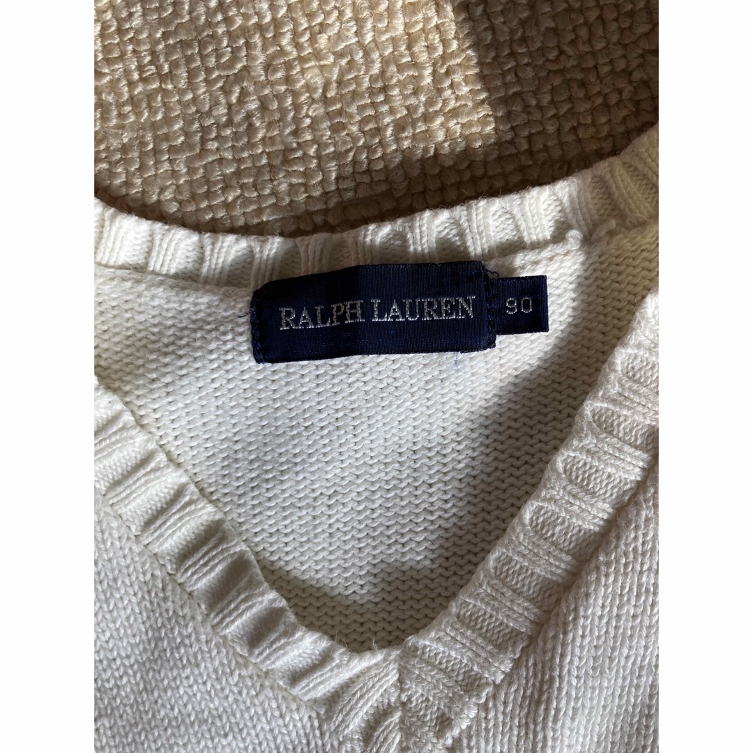 Ralph Lauren(ラルフローレン)のラルフローレン　キッズ90 ベスト　ニット キッズ/ベビー/マタニティのキッズ服男の子用(90cm~)(ニット)の商品写真