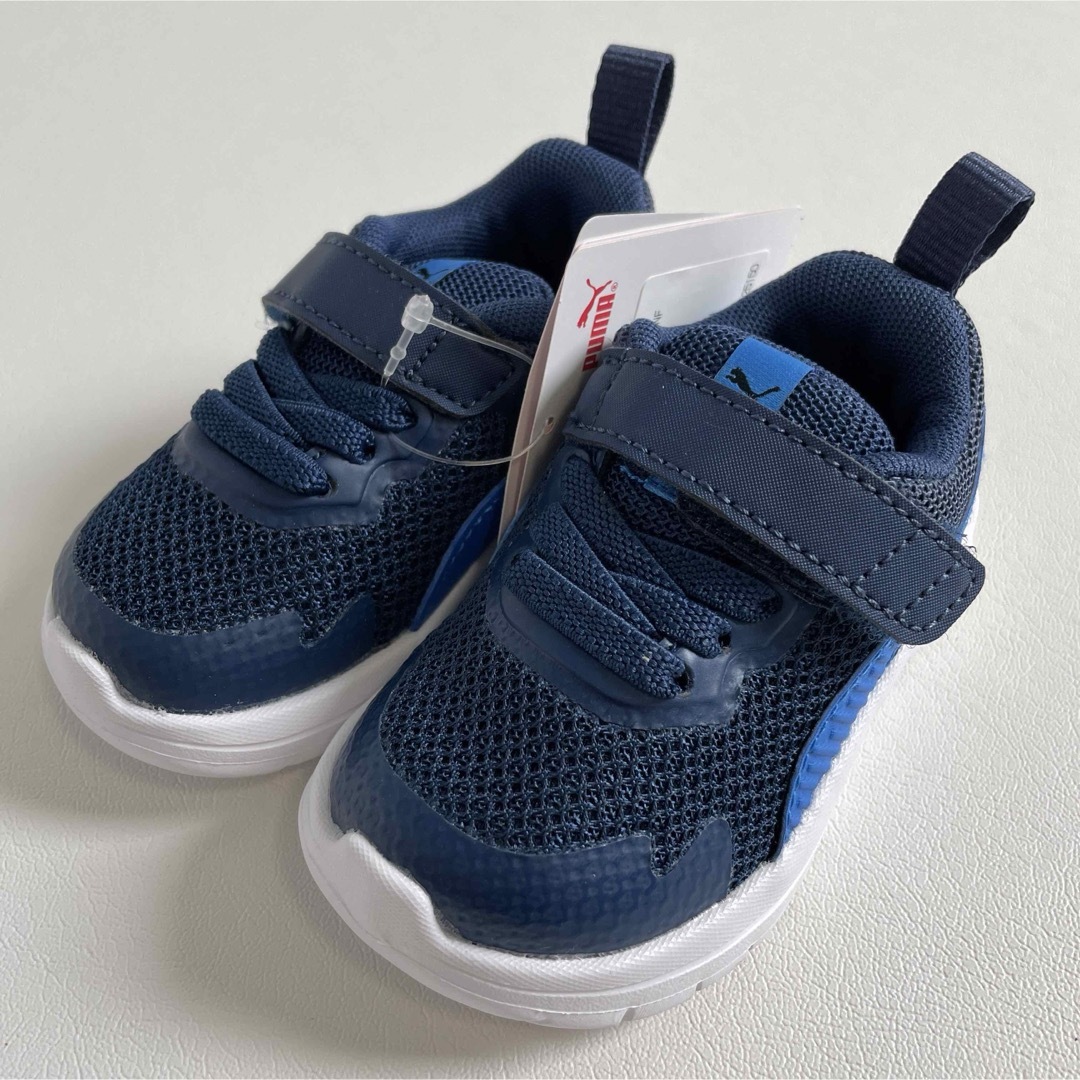 PUMA(プーマ)の新品　PUMA ベビーシューズ　ブルー　12㎝ キッズ/ベビー/マタニティのベビー靴/シューズ(~14cm)(スニーカー)の商品写真