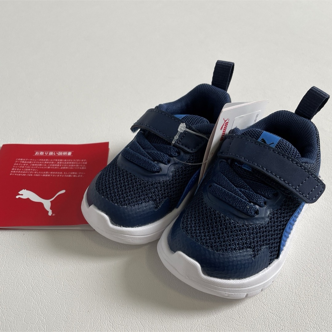 PUMA(プーマ)の新品　PUMA ベビーシューズ　ブルー　12㎝ キッズ/ベビー/マタニティのベビー靴/シューズ(~14cm)(スニーカー)の商品写真