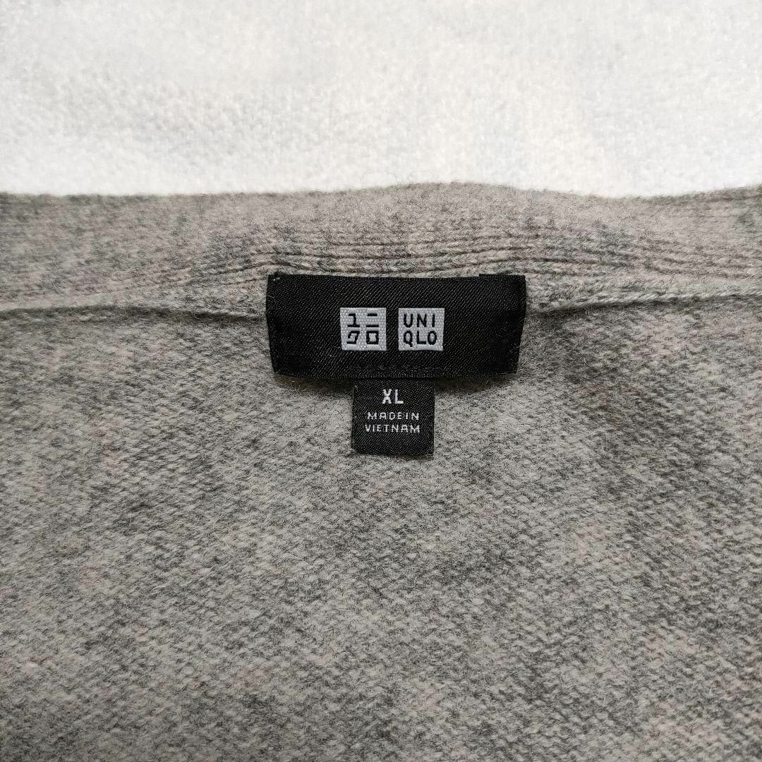 UNIQLO(ユニクロ)のUNIQLO ユニクロ (XL)　ラムVネックカーディガン　大きいサイズ メンズのトップス(カーディガン)の商品写真