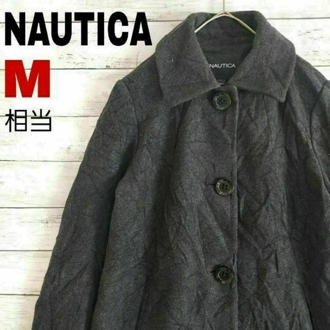 NAUTICA(ノーティカ)のx78 US古着 NAUTICA ノーティカ ウール混 コート レディースのジャケット/アウター(ロングコート)の商品写真