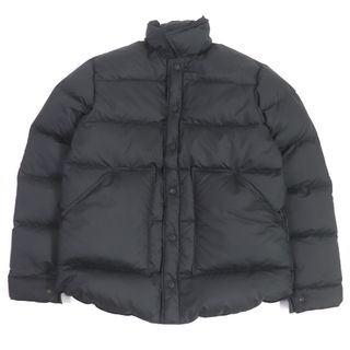 ザノースフェイス(THE NORTH FACE)の未使用品 THE NORTH FACE ザ・ノースフェイス パープルレーベル ロンハーマン別注 ND2971N Polyester Ripstop Stuffed Shirt パープルレーベル ロンハーマン別注 ダウンジャケット ブラック S 正規品 メンズ(ダウンジャケット)