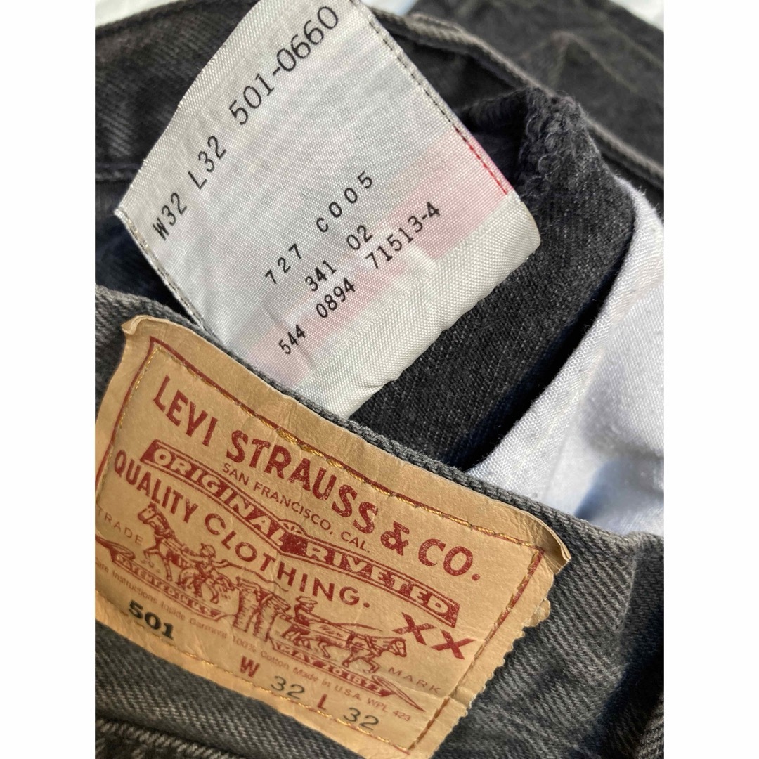 Levi's(リーバイス)のVINTAGE LEVIS BLACK 501 メンズのパンツ(デニム/ジーンズ)の商品写真