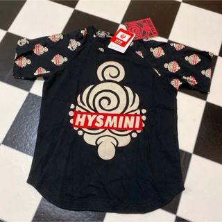 ヒステリックミニ(HYSTERIC MINI)のヒステリックミニ 120 Tシャツ 黒 ロゴ(Tシャツ/カットソー)