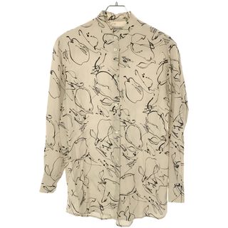 steven alan - Steven Alan スティーブンアラン PEAR PRINT BAND COLLAR SHIRT プリントバンドカラーシャツ アイボリー系 S 8211-242-0134