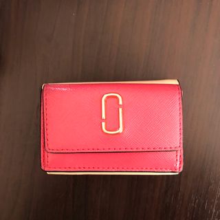 マークジェイコブス(MARC JACOBS)のマークジェイコブズ　三つ折り財布　ピンク(財布)