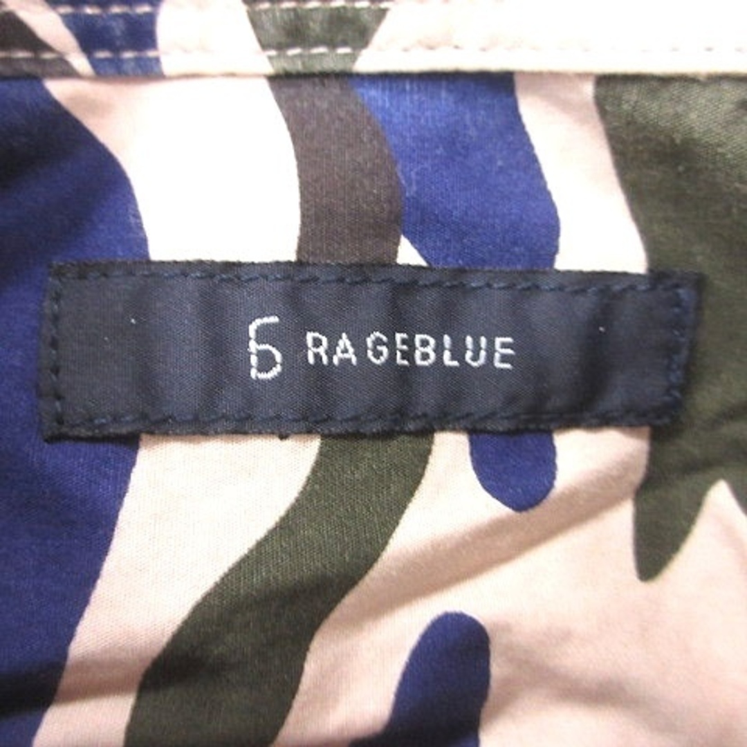 RAGEBLUE(レイジブルー)のレイジブルー RAGEBLUE シャツ 迷彩柄 カモフラ 半袖 M マルチカラー メンズのトップス(シャツ)の商品写真