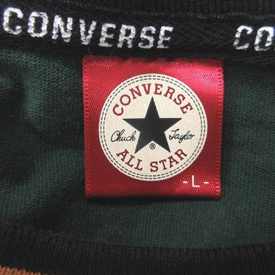 CONVERSE(コンバース)のコンバース Tシャツ カットソー クルーネック プリント 半袖 40 緑 黃 白 メンズのトップス(Tシャツ/カットソー(半袖/袖なし))の商品写真