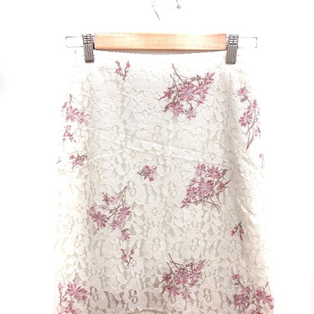 MERCURYDUO(マーキュリーデュオ)のマーキュリーデュオ スカート タイト ひざ丈 総柄 刺繍 F レディースのスカート(ひざ丈スカート)の商品写真