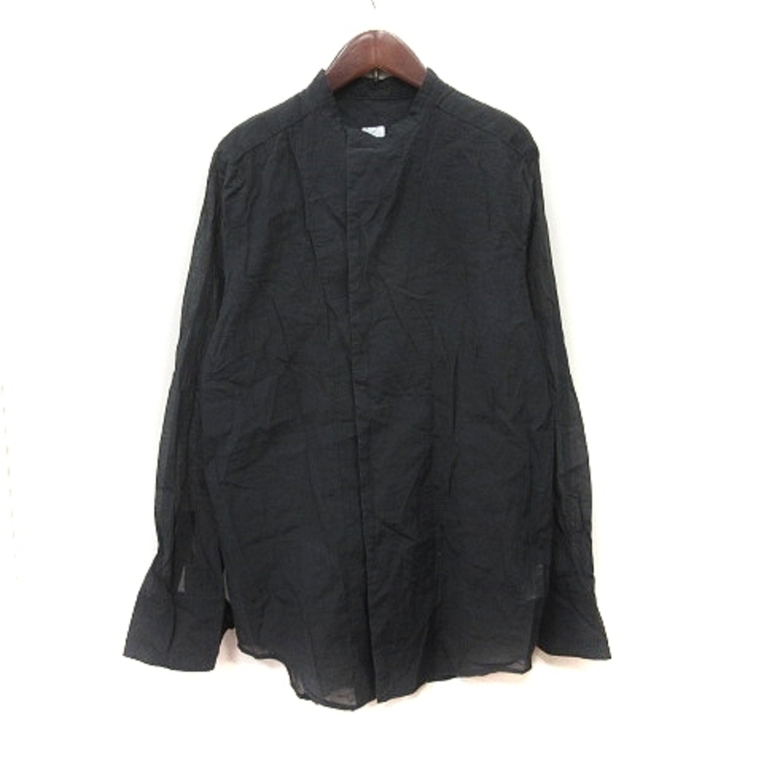 other(アザー)のイナフ シャツ バンドカラー 長袖 L 黒 ブラック /YI メンズのトップス(シャツ)の商品写真