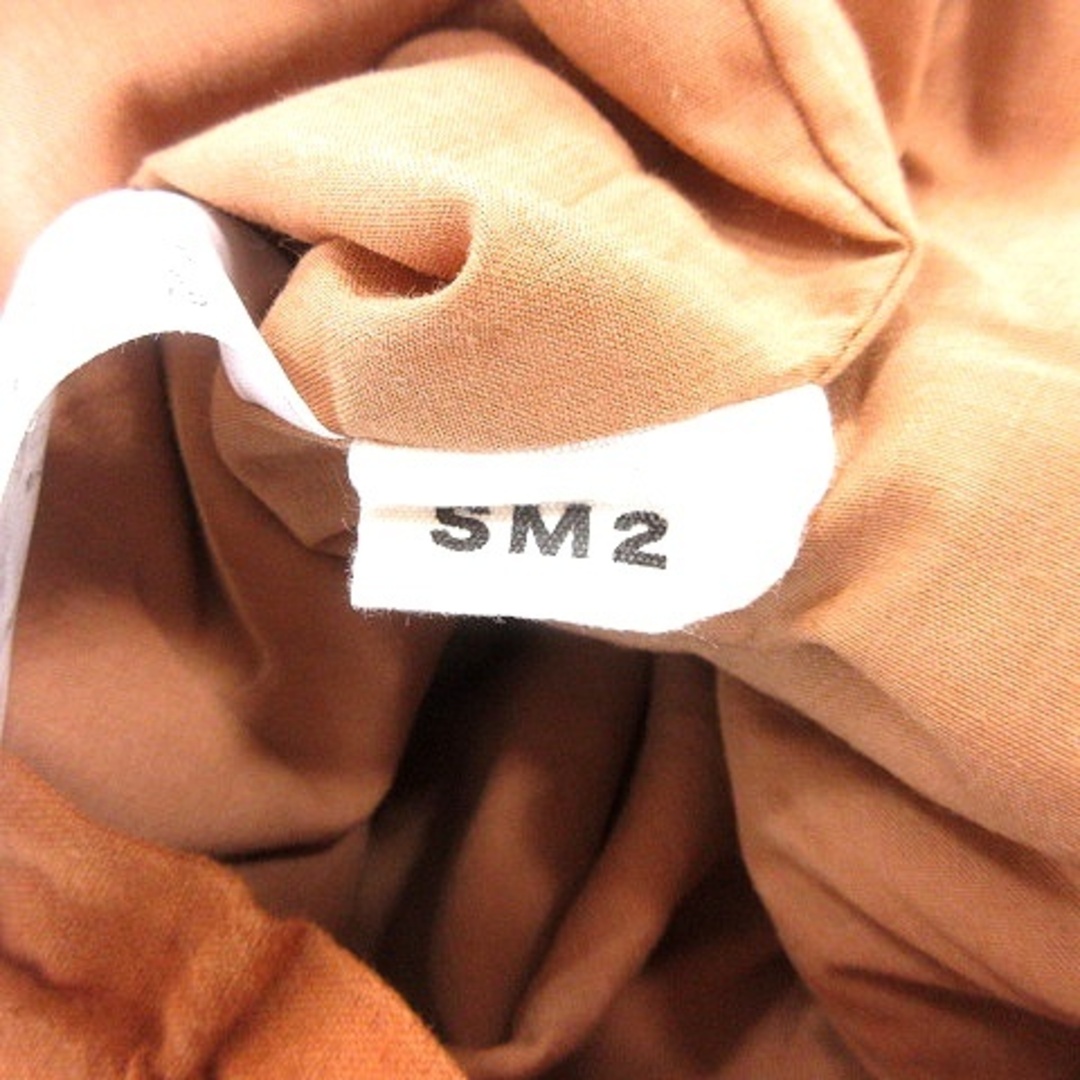 SM2(サマンサモスモス)のサマンサモスモス ワイドパンツ イージー カットワーク レース 麻 F キャメル レディースのパンツ(その他)の商品写真