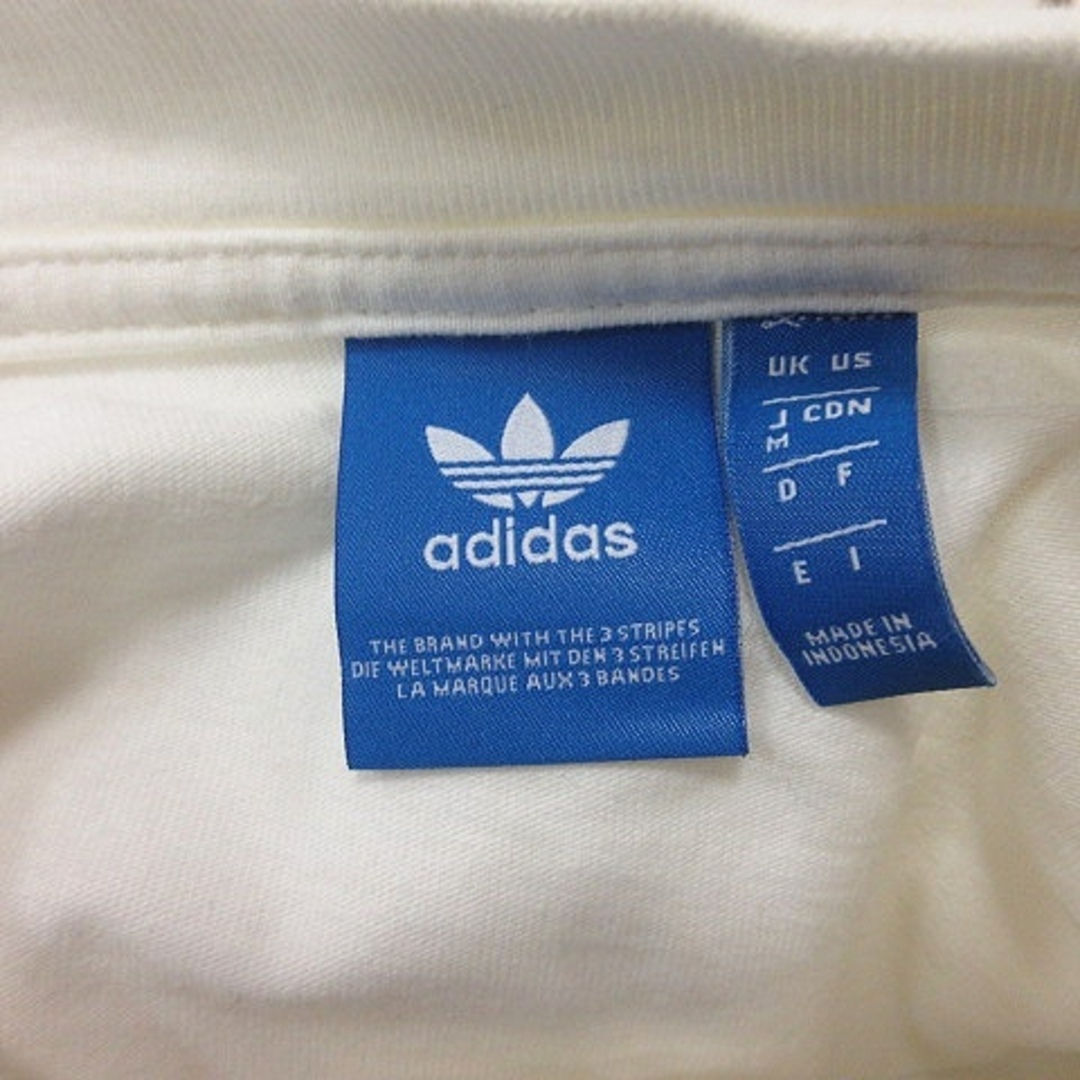 adidas(アディダス)のアディダス Tシャツ カットソー 半袖 M 白 ホワイト /YI メンズのトップス(Tシャツ/カットソー(半袖/袖なし))の商品写真