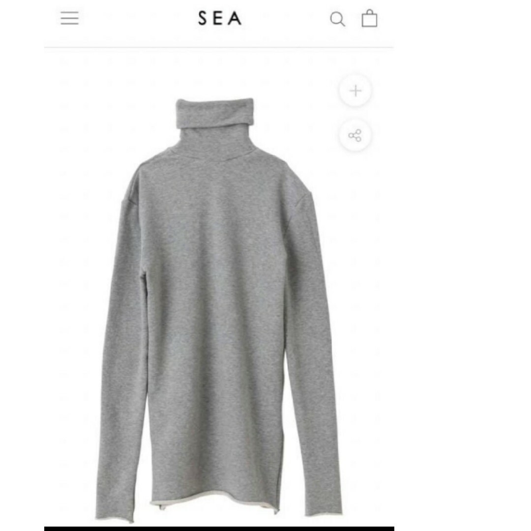 SEA(シー)のSEAVALLEY MOUNTAIN CLUB　TURTLE NECK TOP レディースのトップス(カットソー(長袖/七分))の商品写真