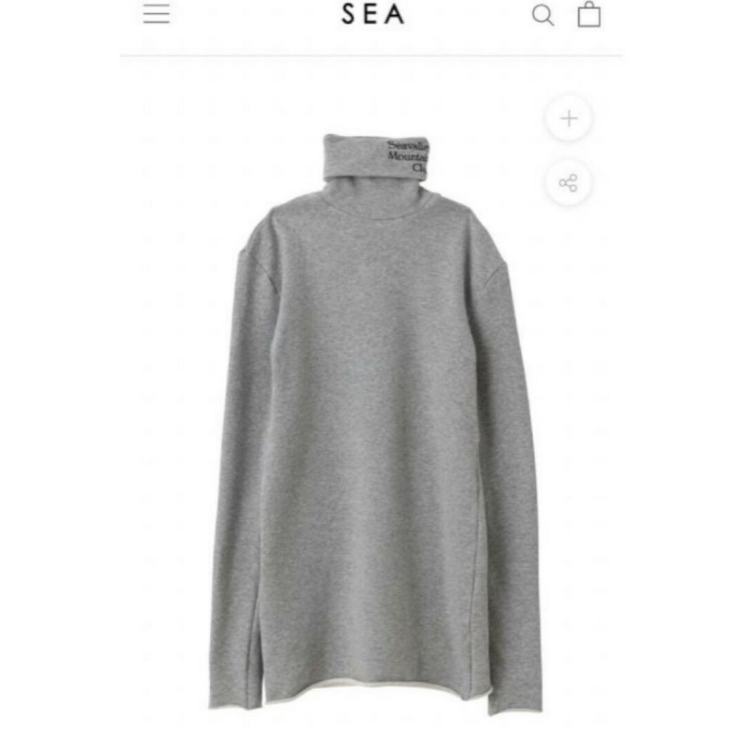 SEA(シー)のSEAVALLEY MOUNTAIN CLUB　TURTLE NECK TOP レディースのトップス(カットソー(長袖/七分))の商品写真