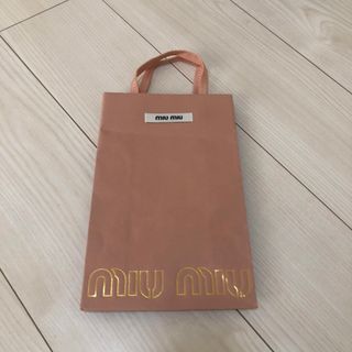 ミュウミュウ(miumiu)のミュウミュウショップ袋(ショップ袋)