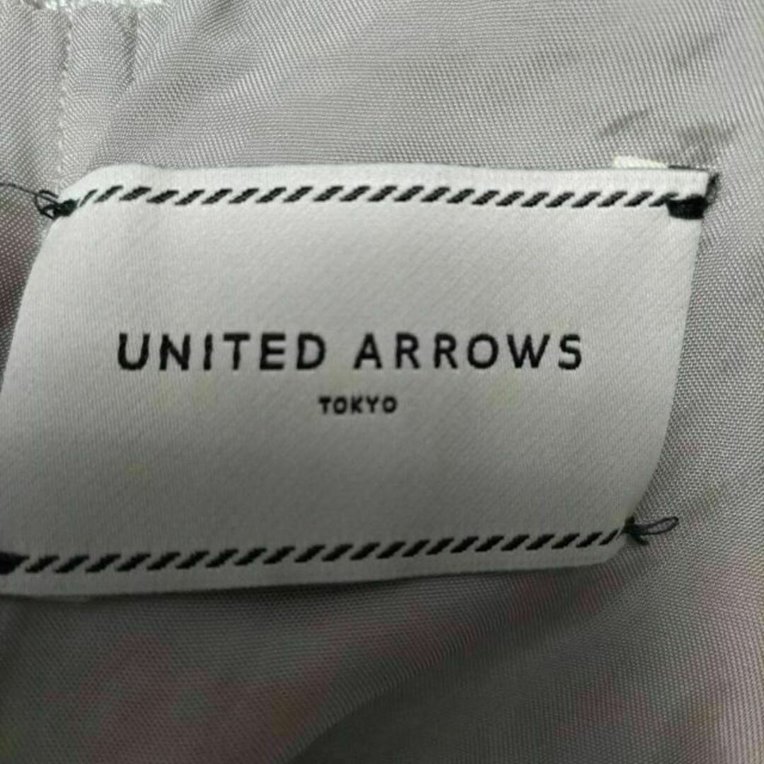 UNITED ARROWS(ユナイテッドアローズ)のユナイテッドアローズ 膝丈 ラップスカート グレー 38 裏キュプラ レディースのスカート(ひざ丈スカート)の商品写真