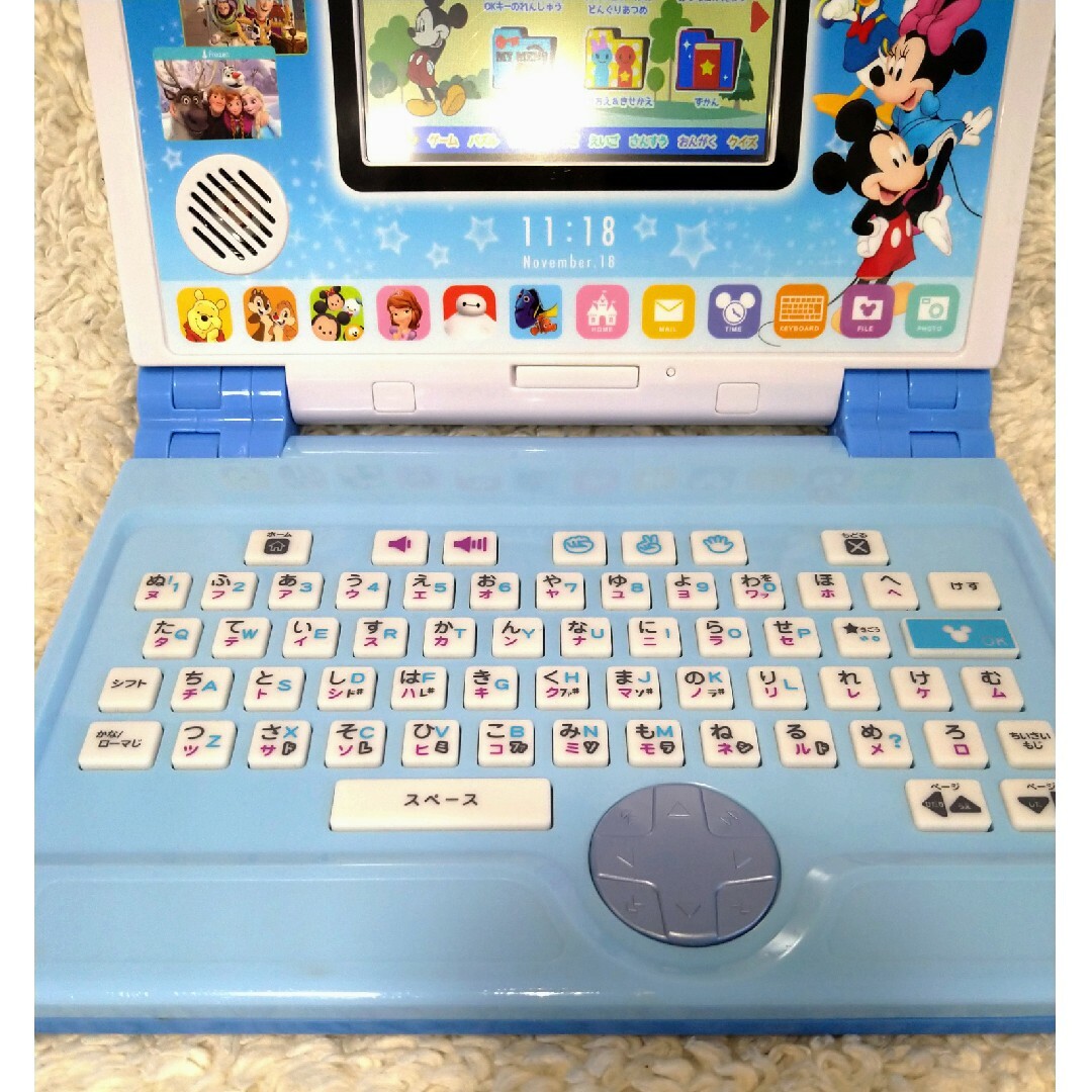 BANDAI(バンダイ)のディズニー ワンダフルドリームタッチパソコン キッズ/ベビー/マタニティのおもちゃ(知育玩具)の商品写真