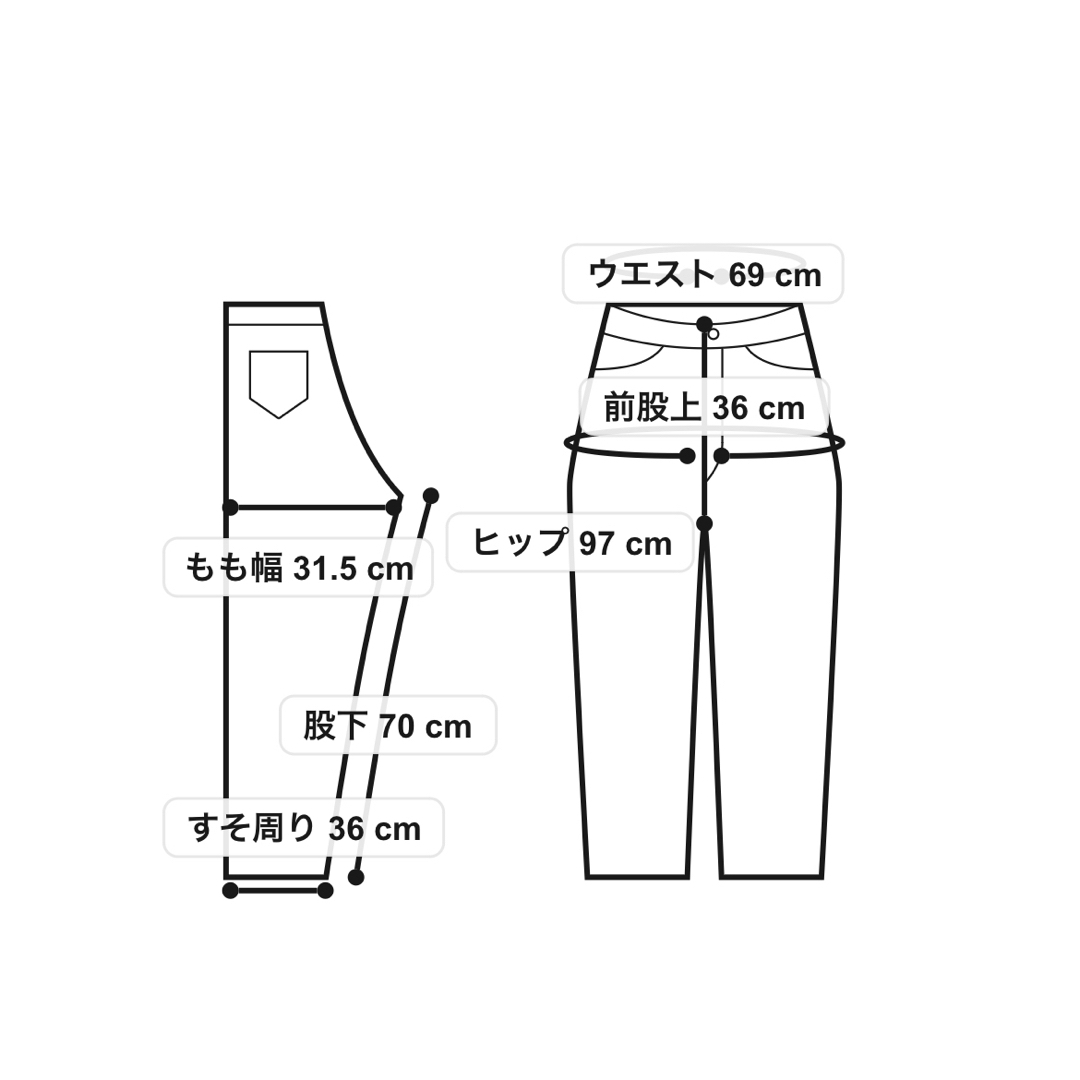 KBF(ケービーエフ)の【KBF   illi】ワンタックスリムテーパードパンツ　M  グレージュ レディースのパンツ(カジュアルパンツ)の商品写真