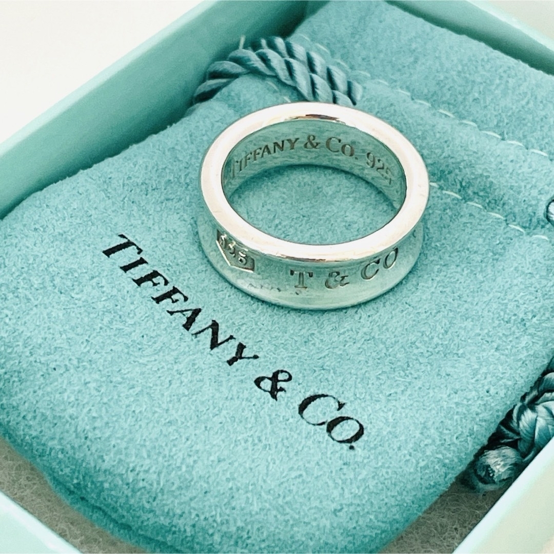 Tiffany & Co. - 超美品☆ティファニー ナローリング 1837 シルバー