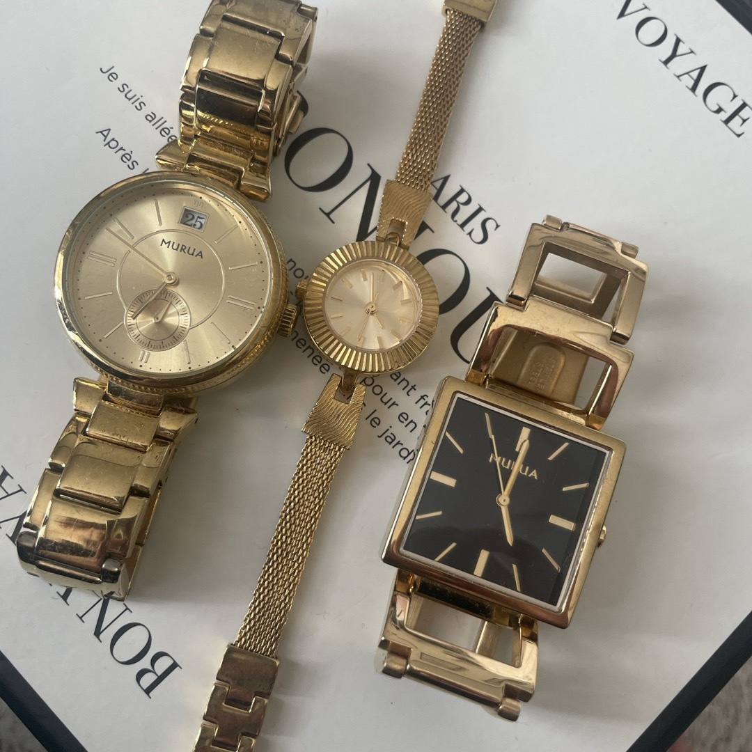 MURUA(ムルーア)のMURUA時計セット レディースのファッション小物(腕時計)の商品写真