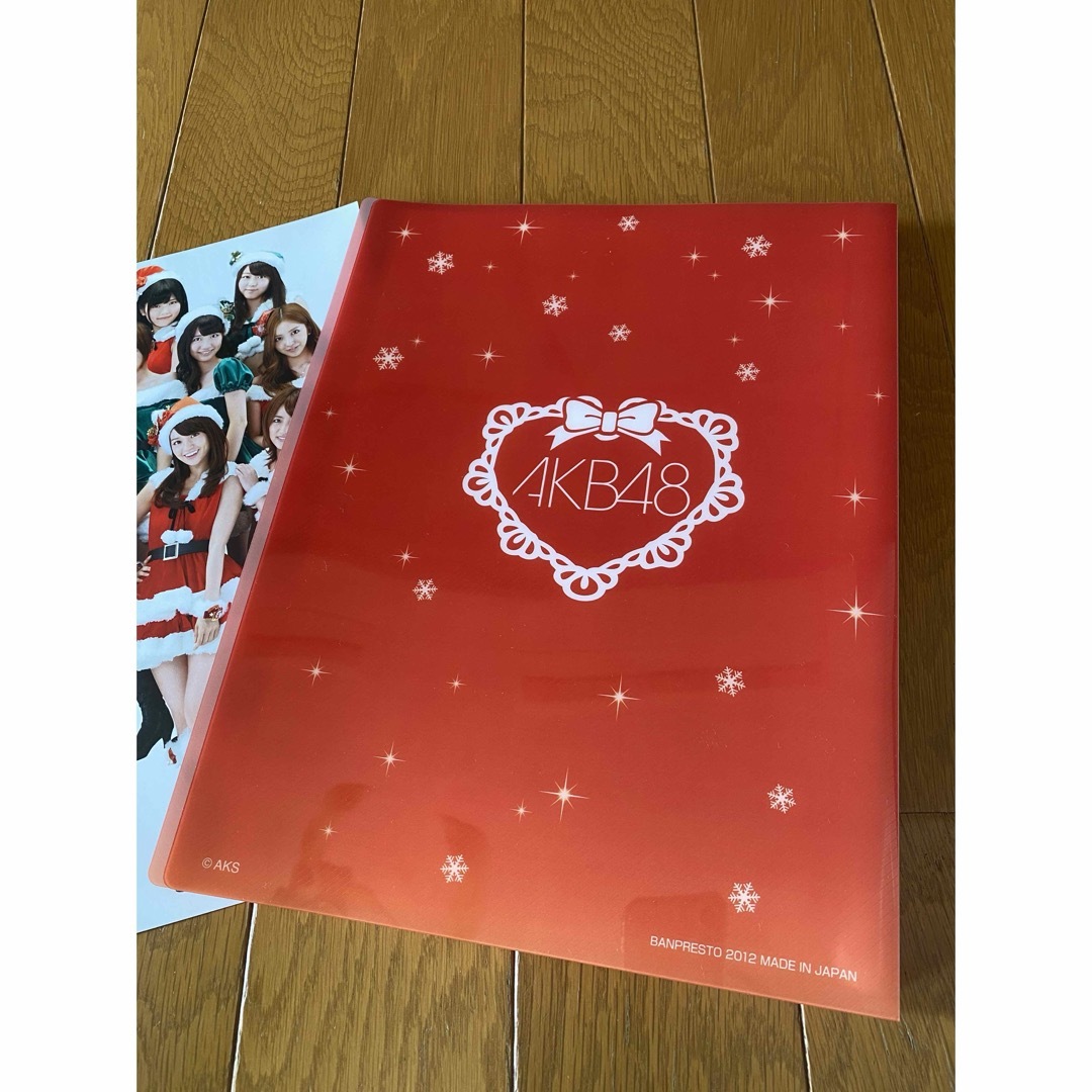 AKB48(エーケービーフォーティーエイト)のバインダー1冊 インテリア/住まい/日用品の文房具(ファイル/バインダー)の商品写真