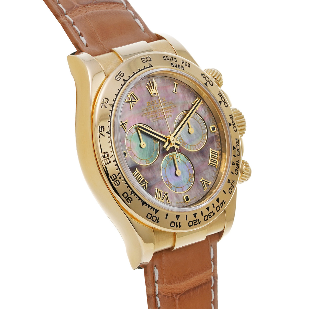 ROLEX(ロレックス)の中古 ロレックス ROLEX 116518NR D番(2005年頃製造) ブラックシェル メンズ 腕時計 メンズの時計(腕時計(アナログ))の商品写真