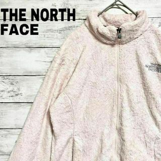 ザノースフェイス(THE NORTH FACE)のz75 US古着 ノースフェイス レディース ボアフリース フルジップ ロゴ刺繍(その他)