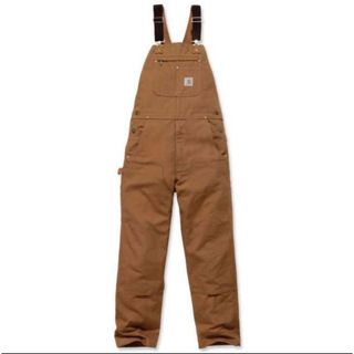 carhartt - カーハート　オーバーオール　茶　32W x 30L　＊新品