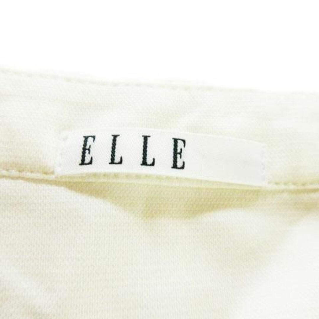 ELLE(エル)のエル カットソー Vネック 長袖 ベルスリーブ 38 220329AH18A レディースのトップス(カットソー(長袖/七分))の商品写真