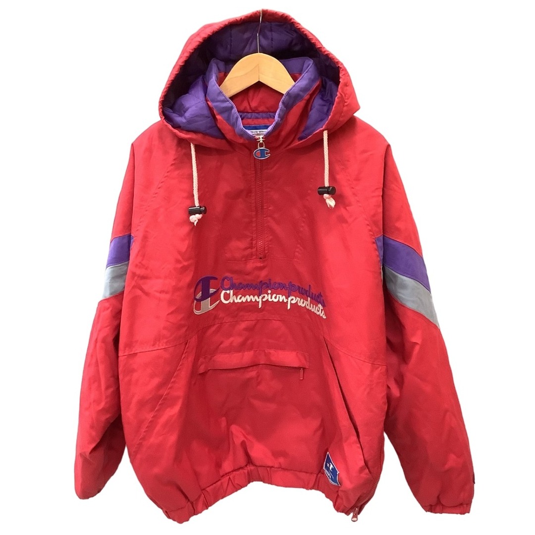 Champion(チャンピオン)の♪♪Champion チャンピオン メンズ ブルゾン SIZE L レッド メンズのジャケット/アウター(ブルゾン)の商品写真