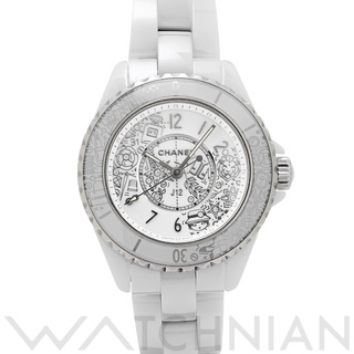 シャネル(CHANEL)の中古 シャネル CHANEL H6477 ホワイト /ダイヤモンド レディース 腕時計(腕時計)