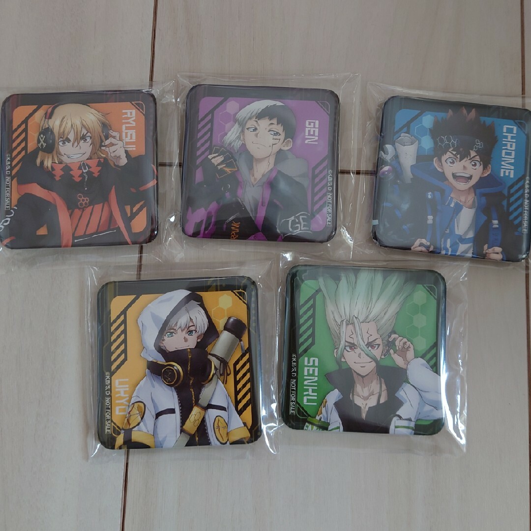 Dr.STONE サイバーパンク 購入特典 缶バッチ 五知将 Dr.STONE サイバーパンク 購入特典 缶バッチ 五知将