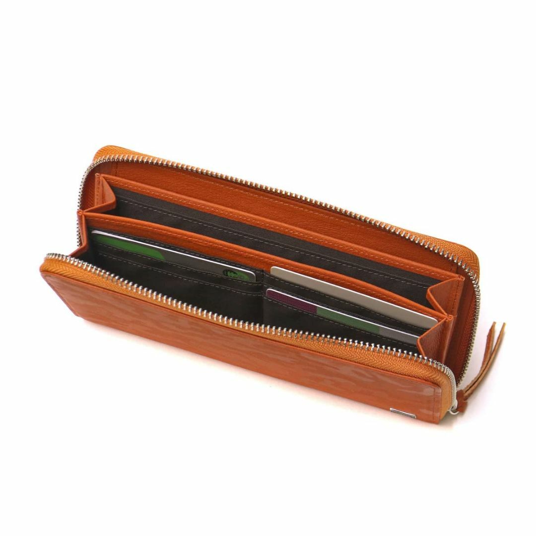 色: オレンジ(23)[ポーター] 二つ折り財布 ワンダー メンズのバッグ(その他)の商品写真