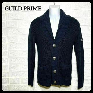 ギルドプライム(GUILD PRIME)の古着　訳あり　GUILD PRIME ギルドプライム　ニット　カーディガン　上着(カーディガン)