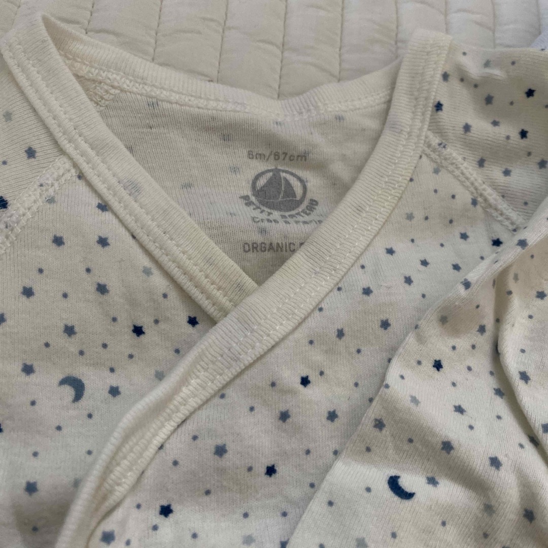 PETIT BATEAU(プチバトー)の3枚セット＊プチバトー　肌着　6m(67cm) キッズ/ベビー/マタニティのベビー服(~85cm)(肌着/下着)の商品写真