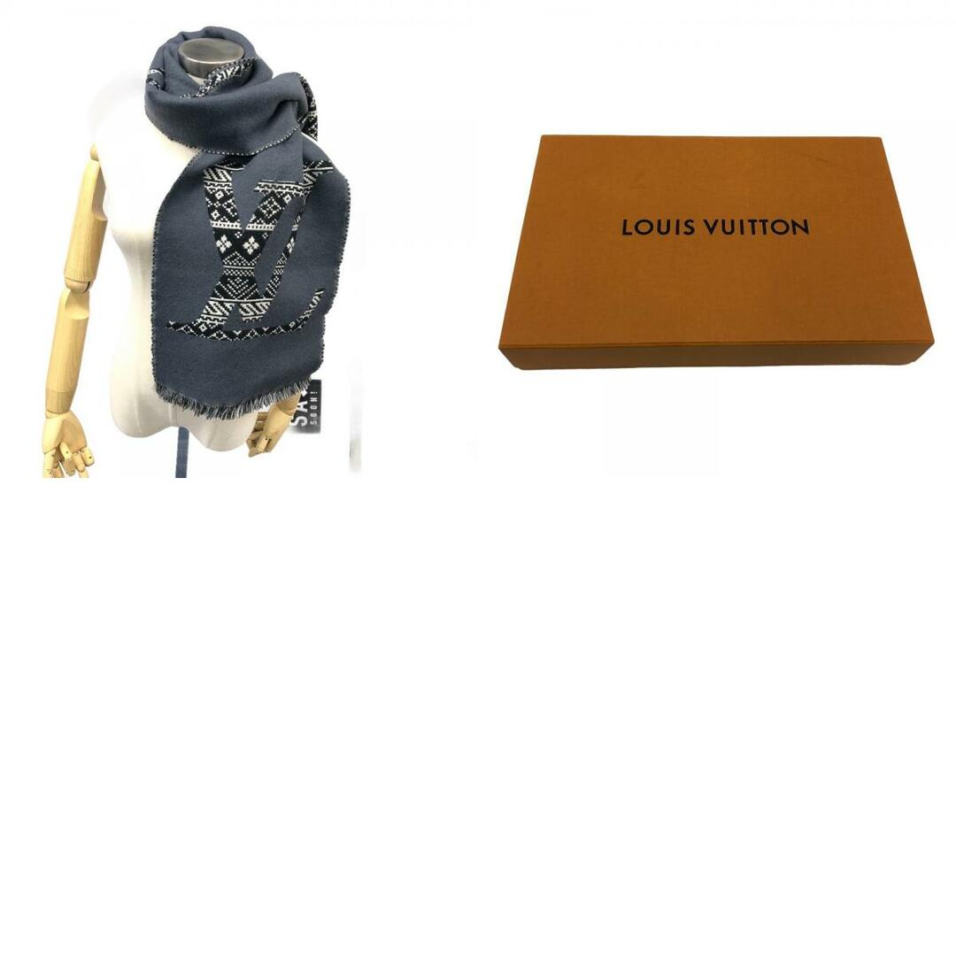 LOUIS VUITTON(ルイヴィトン)のルイヴィトン LOUIS VUITTON マフラー
 モノグラム ツーサイディッド M77947 グレー レディースのファッション小物(マフラー/ショール)の商品写真