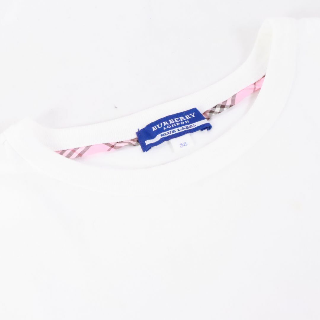 BURBERRY(バーバリー)のBurberry　バーバリー　Ｔシャツ　白　Ⅿ レディースのトップス(Tシャツ(半袖/袖なし))の商品写真