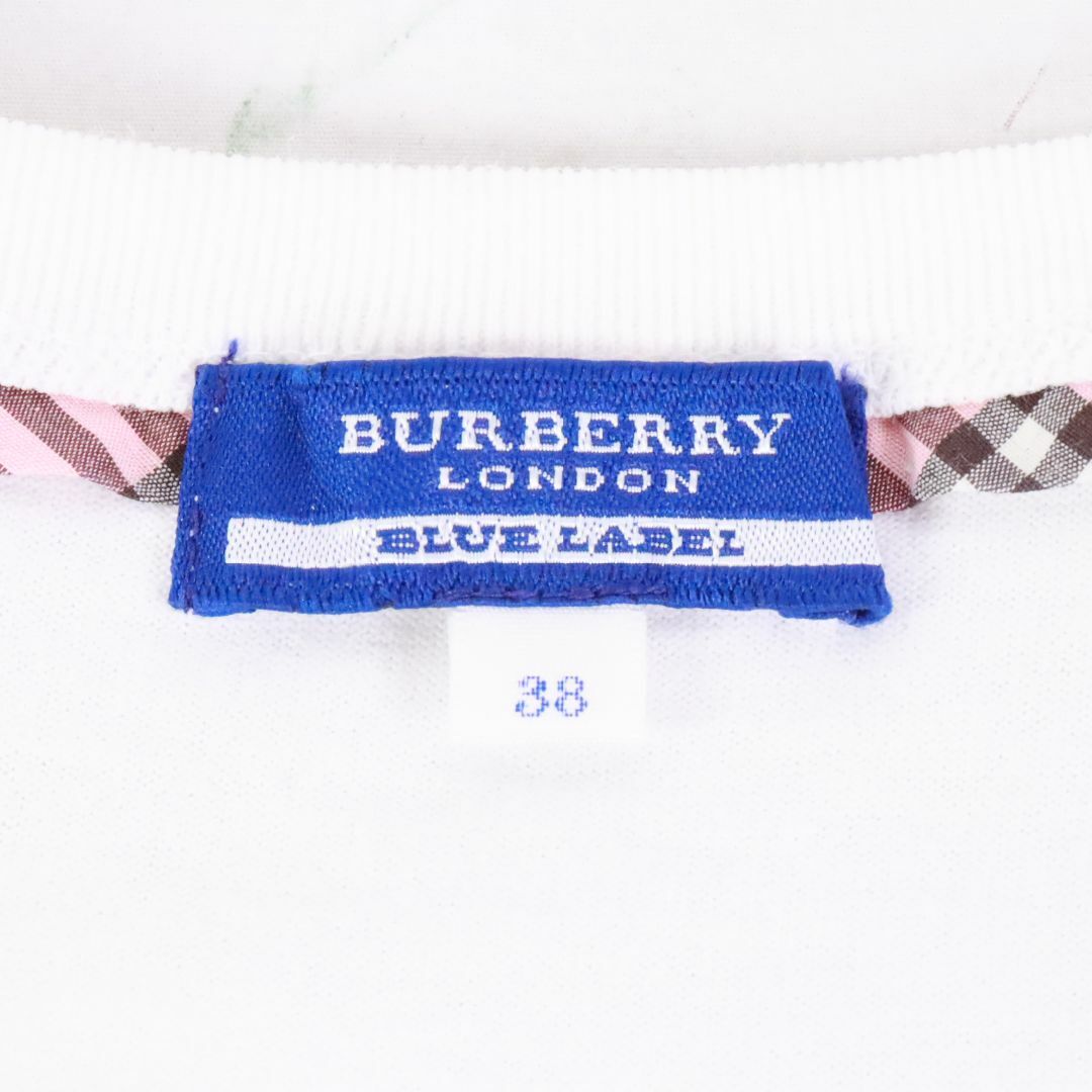 BURBERRY(バーバリー)のBurberry　バーバリー　Ｔシャツ　白　Ⅿ レディースのトップス(Tシャツ(半袖/袖なし))の商品写真