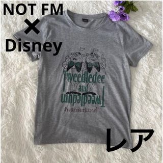 ディズニー(Disney)のレア　NOT FM ディズニー　コラボ　アリス　双子　Tシャツ(Tシャツ/カットソー(半袖/袖なし))