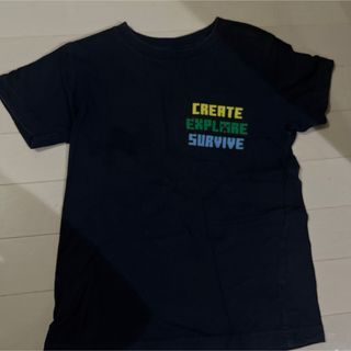 マインクラフト(Minecraft)のユニクロ　マインクラフトコラボTシャツ　130(Tシャツ/カットソー)